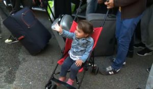 La France accueille les 1ers réfugiés venus d'Allemagne