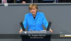 Merkel réclame une répartition "contraignante" des réfugiés
