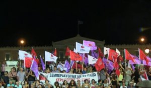 Grèce: dernier meeting de Syriza avant les élections