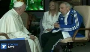 A Cuba, le pape François rencontre Fidel Castro