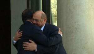 Réfugiés: Hollande reçoit le président du Parlement européen