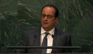 Climat: sans accord, "il sera trop tard", dit Hollande à l'ONU