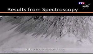 Le zapping du 29/09 : La NASA  découvre de l'eau salée sur Mars