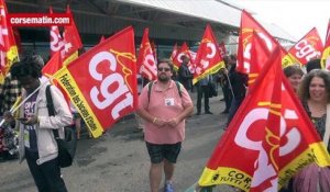 Manif aéroport de Poretta :  400 personnes mobilisées pour l'emploi