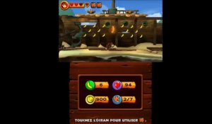 Soluce Donkey Kong Country Returns 3D : 9-2 Geysers Jaillissants