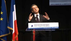 Régionales: Sarkozy appelle à ne pas voter FN