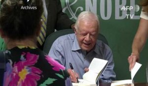 Vidéo : Jimmy Carter annonce être atteint de tumeurs au cerveau