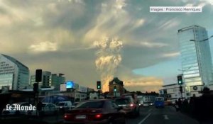 Le volcan Calbuco vu sur les réseaux sociaux