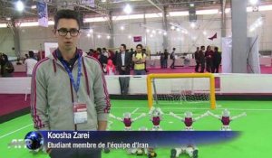 Une compétition de football robotique à Téhéran