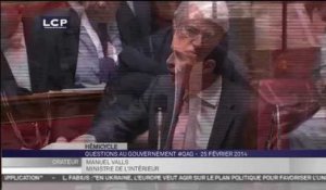 Valls : " M. Goasguen, vous en venez, vous, de l'extrême-droite !"