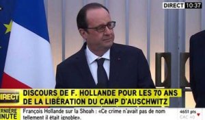 Hollande : "L'antisémitisme a changé de visage, mais n'a pas perdu ses raçines"