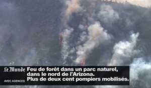 Incendie dans un parc naturel en Arizona