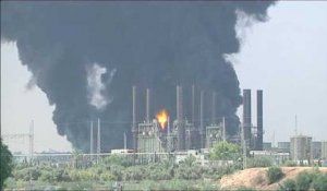 La seule centrale électrique de Gaza prend feu