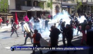 Le déplacement de Hollande à Rodez perturbé par des manifestants