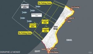 The situation in Gaza explained with a map