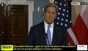 John Kerry : « Le pouvoir de la liberté d'expression vaincra »