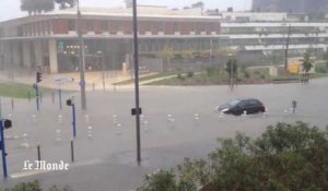Les vidéos amateur des inondations à Montpellier