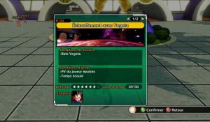 Dragon Ball Xenoverse : Échauffement avec Vegeta