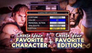 Ultra Street Fighter IV - Trailer Sélection d'Edition