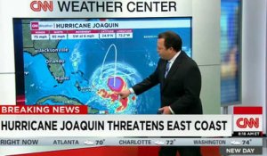 Comment les télés américaines s'inquiètent de l'arrivée de l'ouragan Joaquin