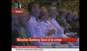 Sarkozy : la crise financière marque la fin d'un monde