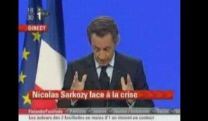 Sarkozy veut "la vérité" sur la crise