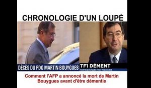 Mort de M.Bouygues démentie: chronologie d'un loupé