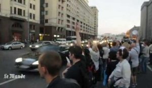 A Moscou, au cœur de la manifestation de soutien à Alexeï Navalny