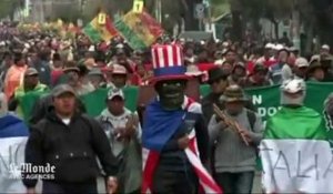Affaire Snowden : les Boliviens manifestent contre la France et les Etats-Unis