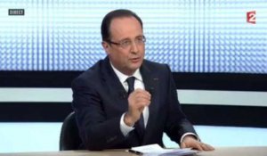 François Hollande : "Je suis président de la République depuis dix mois, pas depuis dix ans"