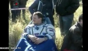 Les astronautes de retour de l'ISS ont atterri au Kazakhstan