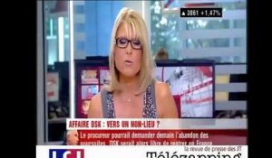 Télézapping :"DSK à Paris dans quarante-huit heures, un scénario envisageable"