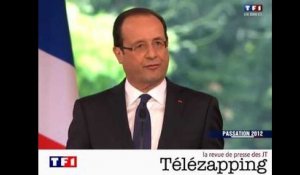 Télézapping : Hollande investi président