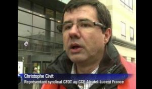 Alcatel-Lucent : les salariés mobilisés contre la restructuration