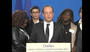 En grande pompe, François Hollande lance les premiers emplois d'avenir