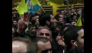 Manifestation à Paris en réaction à l'assassinat de trois militantes kurdes