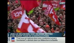 Le meeting de Jean-Luc Mélenchon en vidéo
