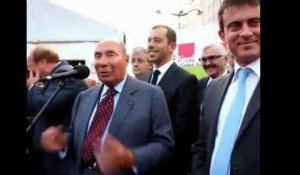 Serge Dassault se dit "très heureux" de la politique menée par Manuel Valls
