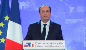 Hollande annonce la libération des otages français au Niger