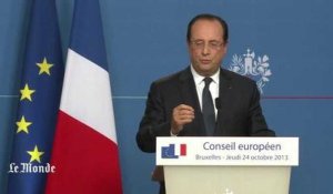  NSA : François Hollande promet un "cadre commun de coopération d'ici la fin de l'année"
