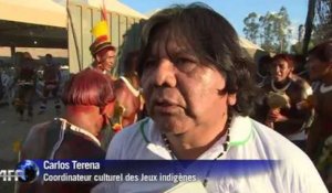 Ouverture des Jeux indigènes au Brésil
