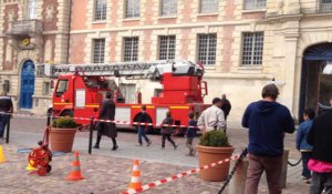 Les pompiers font le show à Lisieux