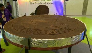 Venezuela: la plus grosse pièce en chocolat du monde