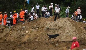 Au moins 600 disparus dans un glissement de terrain au Guatemala