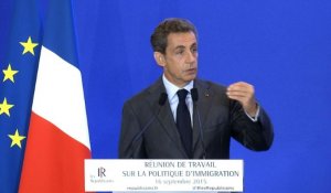 Nicolas Sarkozy s'exprime sur la crise migratoire