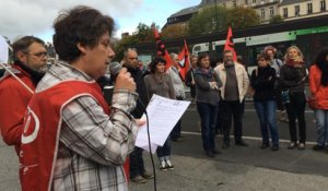 Manifestation contre la réforme du collège à Quimper