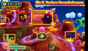 Kirby : Triple Deluxe - Rochers Rocambolesques Etape 5-6