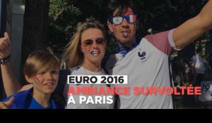 Euro 2016 : ambiance survoltée à la fan-zone de la Tour Eiffel