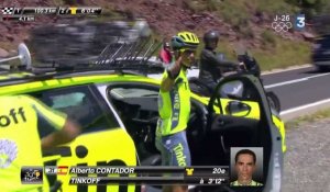 L'Espagnol Alberto Contador abandonne le Tour de France 2016