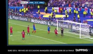 Euro 2016 : France - Portugal, revivez les occasions manquées des Bleus pendant la finale (Vidéo)
